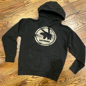 California Hoodie Sweatshirt, black